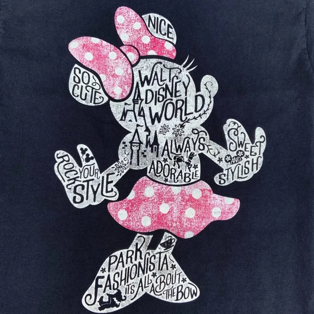 Disney by Hanes t-shirt‎ Minnie Mouse fashionista size small